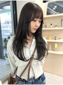 グレージュ 透明感カラー レイヤーカット 顔周りレイヤー 艶髪