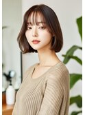 タンバルモリ，韓国，韓国ボブ，透明感カラー，表参道