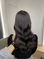 ジーナ 渋谷駅前(Zina)&nbsp;髪質改善＊ダークブラウンくびれヘアロング＊【Zina渋谷駅前】