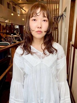 モク 大阪梅田店(MOK) 【ニュアンスパーマ】カーリーミディアム