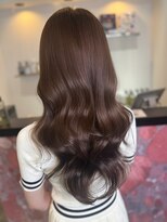 ペレ 栄 アネックス(PELE栄ANNEX) 韓国 くびれロング レイヤー ワンホンヘア 小顔前髪