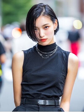 ゼスト 三鷹店(ZEST) 似合わせカット髪質改善レイヤー酸性縮毛矯正ボブ/三鷹/