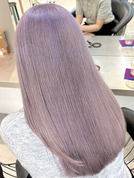 ラック 表参道(LUCK) ピンクラベンダー/レイヤー/ケアブリーチ/ブリーチ/表参道/原宿