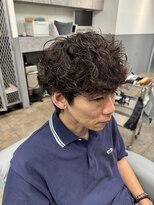 ノイセル 西本町(Noisyle)&nbsp;フェザーパーマスパイキーショートブルーブラックサーフカールF