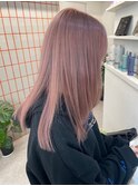 クラゲヘアー/小顔に見せるヘア/ココアベージュ/栄