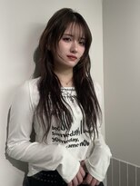 ステン(sten)&nbsp;レイヤーカット/オリーブブラウン/ダブルカラー