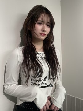 レイヤーカット/オリーブブラウン/だふるからー