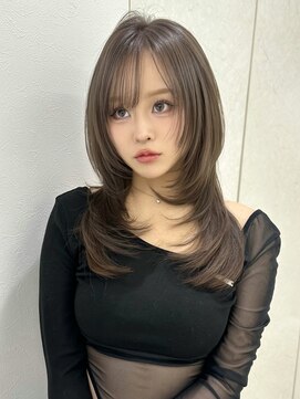 アイトーキョーエス 渋谷(AI TOKYO S) 着物ヘア/ダークアッシュ/ミディアムレイヤーカット/渋谷