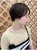マッシュショート、前髪なしショート、大人ショート