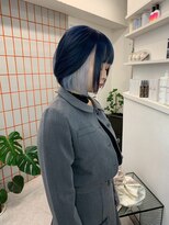 ペレ 原宿(PELE) ダブルカラー/ケアブリーチ/羽エクステ/原宿