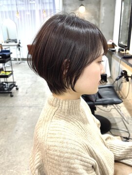 エトネ ヘアーサロン 仙台駅前(eTONe hair salon) くびれショートボブ