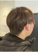 大人ショート×明るめべージュブラウン