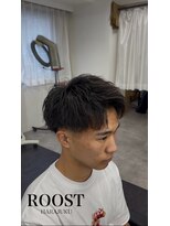 ルースト 原宿店(ROOST)&nbsp;刈り上げセンターパート/波巻きツイストスパイラル/原宿/渋谷