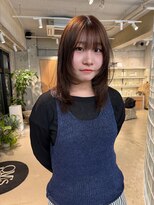 オムズポカ 栄矢場町店(OM's poka) ベージュカラー/フェイスレイヤー/レイヤーカット