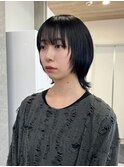 小顔見えネオウルフショート