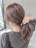 サンタフェ 名駅南店(Santa'Fe)&nbsp;白髪ぼかし/透明感/ハイライト/ロング/レイヤーカット