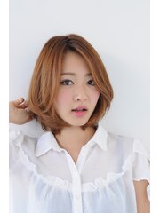 【Lino Hair河原町】ひし形フォルムで鉄板ガーリーヘアー