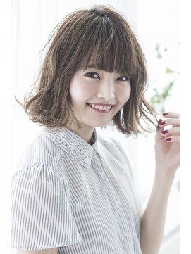 ミエルヘアーブラン(miel hair blanc) 【miel hair blanc】フェザーボブ カール