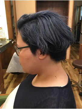 ピッカヘアーデザイン(PICKA hair-design) ネイビーブルー☆