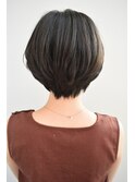 ナチュラルショートボブ