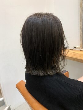 ネイヴィル(navile) 外ハネ×透けグレージュ