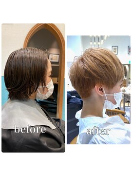 ロンド レグリーズ 立川(Lond leglise) 【山方　直也】刈り上げショート×マッシュショート×小顔