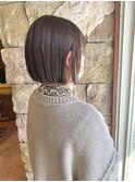 ぱつっとボブ*ベージュ
