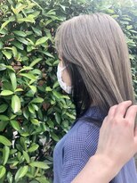 ネオヘアー 曳舟店(NEO Hair)&nbsp;カーキグレージュ×イヤリングカラー【瀬川】/曳舟