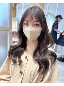 アフロートリノ(AFLOAT Leino) 大人かわいい韓国レイヤー 韓国ヘア くびれヘア シースルー