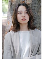 ノイ(noi)&nbsp;フレアミディ×オリーブベージュー２０代３０代４０代♪