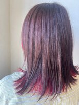 ヘアーデザイン ラクーナ(hair design La cuna) インナーカラー/グラデーションカラー/セミロング/抜け感ロブ