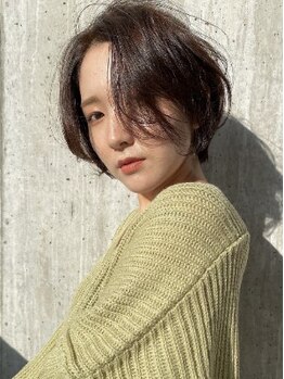 ベル バイ マグ 諏訪店(belle by Mag)の写真/【カット¥3300】小顔効果抜群のボブ＆ショートが大人気！長持ちする美シルエットでめられヘアに◎