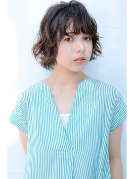 ラレイ ハラジュク(Lalei harajuku) 【ささき】レイヤーボブ/ニュアンスパーマ/前髪パーマ