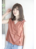 アフロディーテ 銀座(APHRODITE GINZA)&nbsp;黒髪/グレーベージュ/レイヤーロング/前髪パーマ/銀座