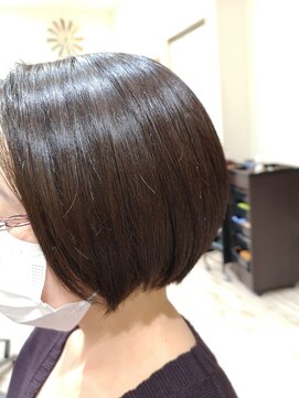 ルシードスタイル クリザンテーム 白髪染め/白髪ぼかし/ハイライト/カラー/ショート/ボブ