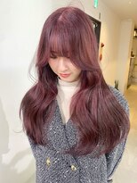 ニコフクオカヘアーメイク(NIKO Fukuoka Hair Make)&nbsp;【NIKO】初カラーはブリーチなしwカラーで柔らかピンクブラウン