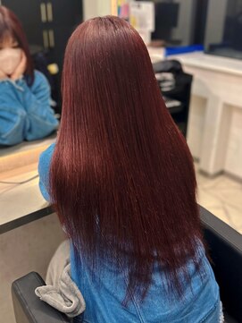 ラピス 福岡天神店(Lapis) エクステでピンク濃いめ