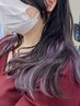【みんなと差がつく！個性派ヘア！】カット＋インナーカラー＋オンカラー