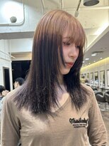 ヘアーアンドメイク ビス(HAIR&MAKE bis)&nbsp;残留を生かしたルーツカラー♪【唐木彩華】