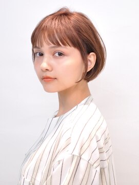 アイスバーグ ウェスト 清澄白河(eyesburg W/est) 20代30代ミニボブココアブラウン小顔美肌丸みストレート