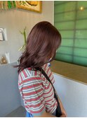 ブリーチなしでできる暖色カラー