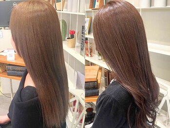 ドレス(Dress)の写真/トレンドのブリーチなしダブルカラーが人気♪ブリーチしなくても透明感のある可愛いハイトーンが叶う☆