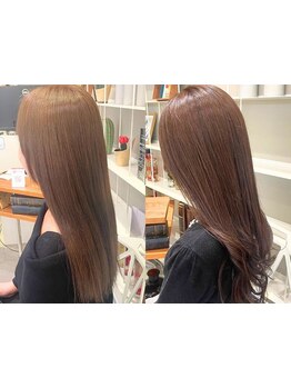 トレンドのブリーチなしダブルカラーが人気♪ブリーチしなくても透明感のある可愛いハイトーンが叶う☆