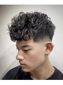 ダウンバング パーマスタイル