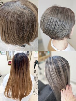 ヘアーアンドメイク ドレス(DRESS)の写真/自分に似合うカラーが分からない方、他店からの修正もお任せください♪