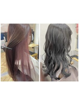 トレンドを生かす/バレイヤ-ジュ/ハイライト/インナ-カラ-/動きのあるStyleで表現[池袋/髪質改善/学割]