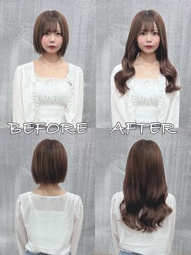 リップ 大阪本店(LIP) 【レミー100%最高級人毛/ロング】シールエクステ80枚