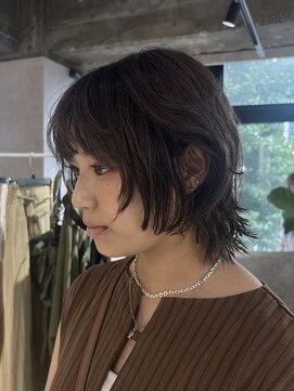 ネアー 新潟(NEER) アプリコットオレンジ/くびれヘア/ウェーブショート［新潟］