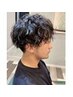 【普段のスタイリングをお手軽に】メンズカット+パーマ￥9240