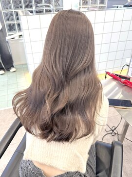 サンクプロジェクト(cinq PROJECT) 原宿韓国顔まわりミルクティーベージュヘーゼルベージュレイヤー